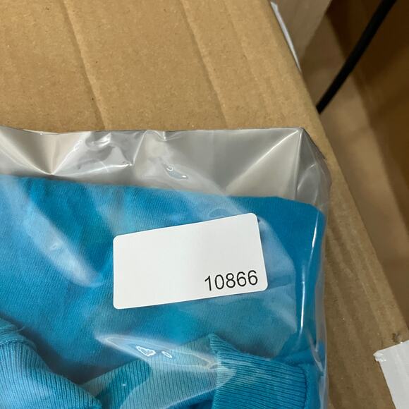 Hanes Mickey Ds T-Shirt Mens XL Turquoise 50/50 Vintage Graphic Short Sleeve 80s - Picture 9 of 9